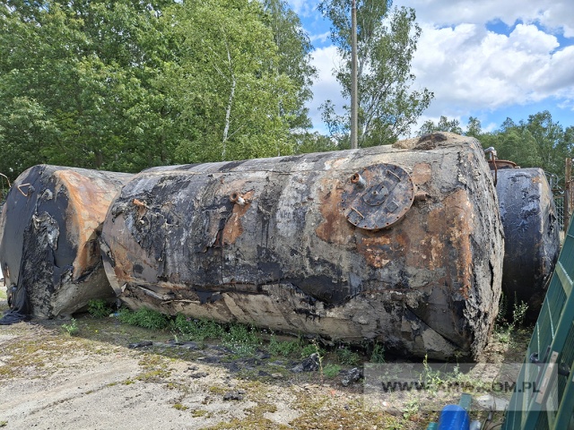 Zbiornik stalowy 25 m3 pod stację MPS ZSS-25 (wydołowany, odgazowany) - pakiet zawierający 3 szt. 
